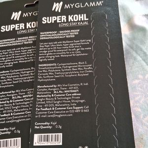 Super Kohl Long Stay Kajal By Myglamm Combo Of 4