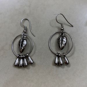 Silver Colour Beautiful Earrings