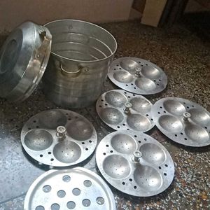 Silver Idli Stand