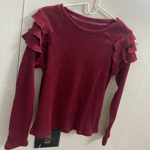 STYLISH MAROON TOP