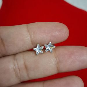 Star Shape Studs Silver