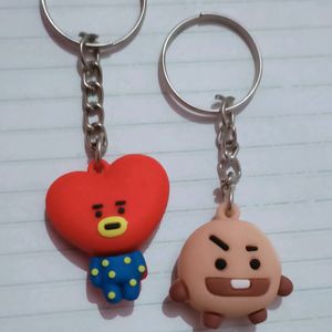 Tata And Shooky Keychain- BTS