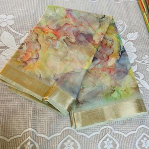 Lovely Organza Price Per Saree -665₹😻👌