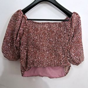 Mauve Crop Top