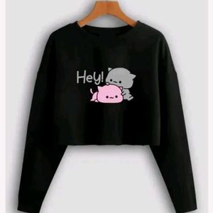 Little Black Beauty?!! A Cute Crop Top