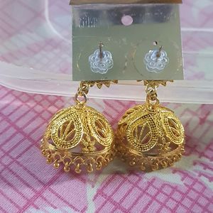 New Golden Jhumka Small