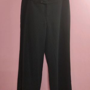 High Waisted Straight Fit Formal Pants