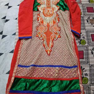 Red Colour Women Kurta