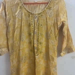 Yellow kurta