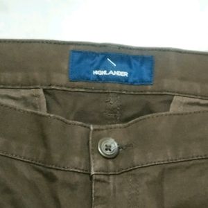 Highlander Olive Colour Trouser