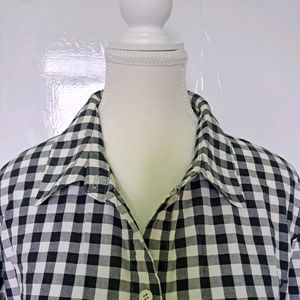 Gingham Long Shirt