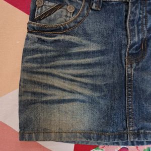 Y2k Mini Denim Skirt