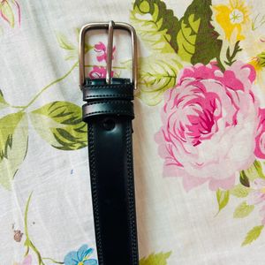 BLACK Leather Belt for Men