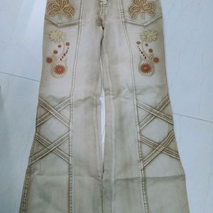 embroidery jean