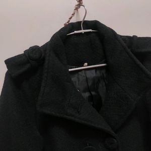 Crop Collared Overcoat