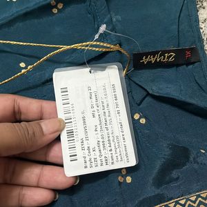 Costly Pattu Kurta With Tag