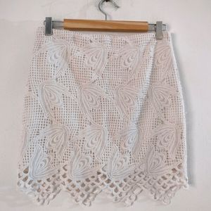 White Casual Skirt (Women's)