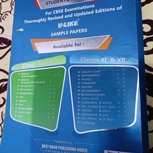 U Like CBSE Sample Papers Class 10 Maths