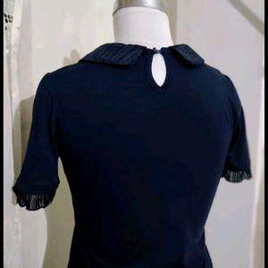 Gorgeous Navy Blue Korean Top💙