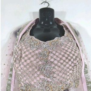 Mauve Heavy Bridal Lehenga