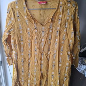 MUSTARD KURTA