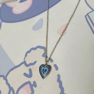 Aesthetic Pinteresty Heart Pendant Chain🎀