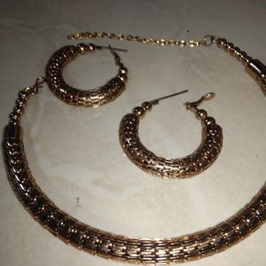 Necklace Round Shape Bronz Colour