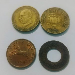 Total 4 old coins