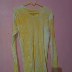 Tie Dye Yellow Sweatshirt