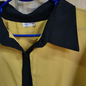 Sunset Yellow Blouse