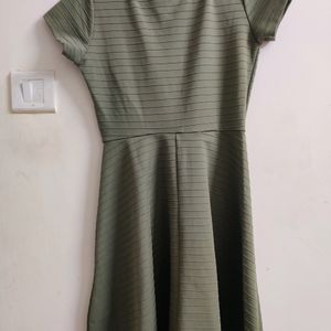 Olive Green Dress By Honey Pantaloons