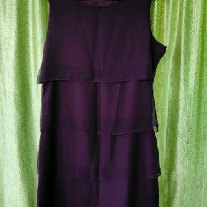 Cute Purple Layered Dress