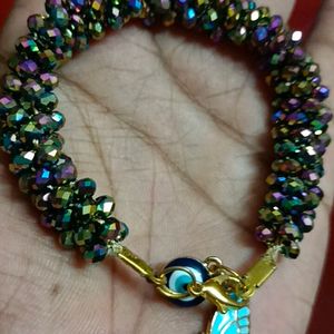 Crystal Bracelet With Charm