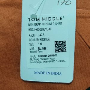 TOM HIDDLE CASUAL TSHIRT FOR MEN