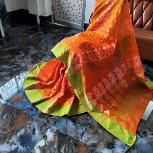 Beautiful Soft Cotton Jamdani Saree