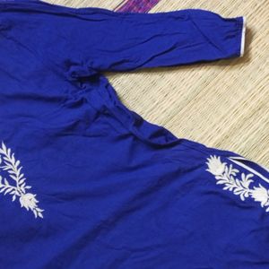 Woman Blue Kurta