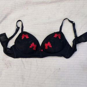 Padded Black Bra