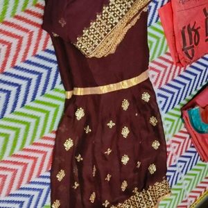 Only Garara & Dupatta No Kurti