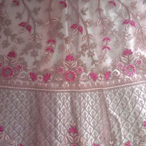 Beautiful Pink Embroidered Lehenga