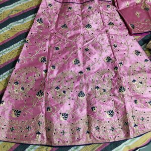 10to12 And 8to10 Year Girl Lehanga Choli Stiched