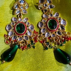 Full Kundan Earrings