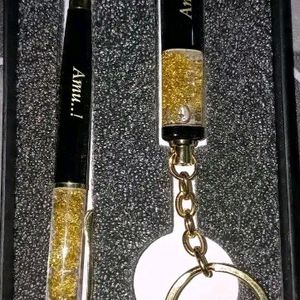 Pen And Keychain Combo For Gift 🎁 🚫 No Coin