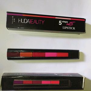 Hudabeauty 5 Steps Matte Lipistick