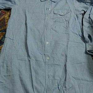 Sky Blue Long Shirt Fir Women