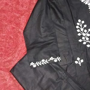 Black Kurti And Pant Brand New Not Used