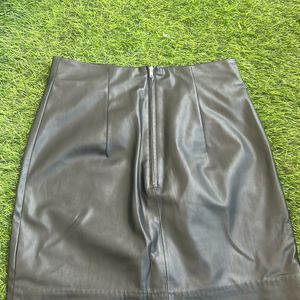 Black Leather Skirt