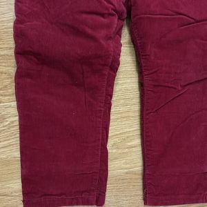 Warm Corduroy Pants For Kids