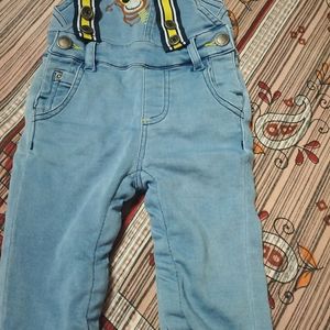 Two Dungarees For Little Girl