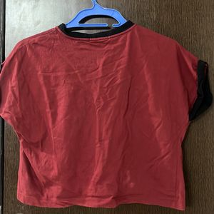 (PRICE DROP) Red Roadster Crop Top