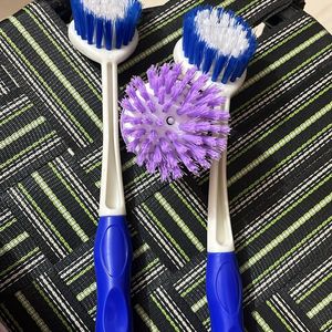 Set Of 3 Brushes+carpet Brush+minimop